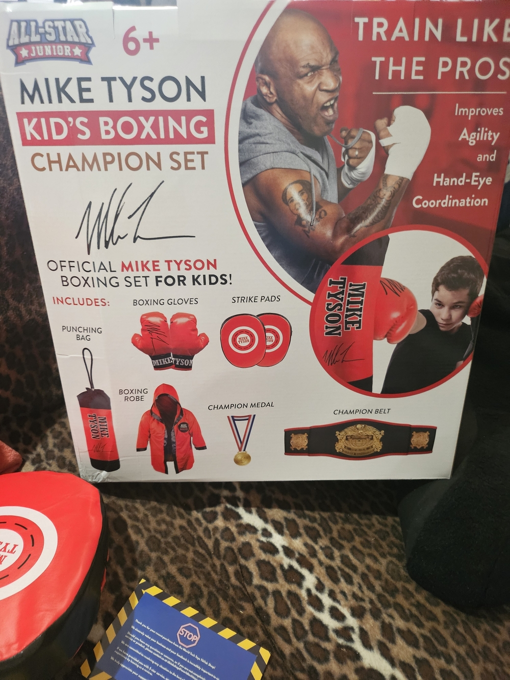 Kid's Boxing Champion Set - Red